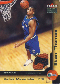 2000-01 Fleer Premium Rookie Game Balls #230 Etan Thomas RC 142/250