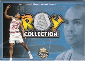2001-02 Fleer Focus ROY Collection Jerseys Patches #11 Grant Hill 24/99