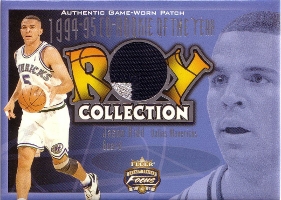 2001-02 Fleer Focus ROY Collection Jerseys Patches #8 Jason Kidd 46/99