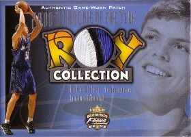 2001-02 Fleer Focus ROY Collection Jerseys Patches #9 Mike Miller 27/99
