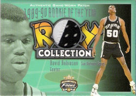 2001-02 Fleer Focus ROY Collection Jerseys Patches #4 David Robinson 46/99