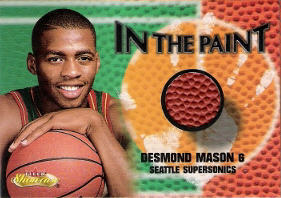 2000-01 Fleer Showcase In the Paint #P16 Desmond Mason RC