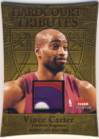 2004-05 Fleer Tradition Hardcourt Tributes Patches #17 Vince Carter 42/50