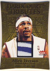 2004-05 Fleer Tradition Hardcourt Tributes Patches #1 Allen Iverson 23/50 /jingly-20