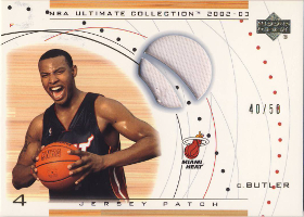2002-03 Ultimate Collection Jerseys Patches #CBP Caron Butler RC 40/50
