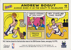 2005-06 Bazooka Comics #19 Andrew Bogut