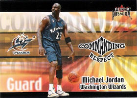 2001-02 Fleer Premium Commanding Respect #7 Michael Jordan