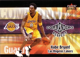 2001-02 Fleer Premium Commanding Respect #5 Kobe Bryant