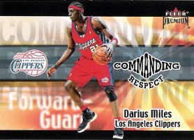 2001-02 Fleer Premium Commanding Respect #12 Darius Miles