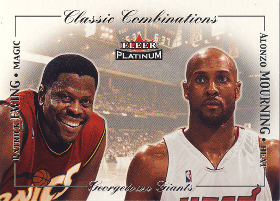 2001-02 Fleer Platinum Classic Combinations #15 Patrick Ewing / Alonzo Mourning 0054/2000
