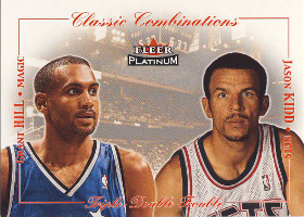 2001-02 Fleer Platinum Classic Combinations Retail #3 Jason Kidd / Grant Hill