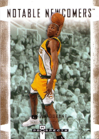 2007-08 Fleer Hot Prospects Notable Newcomers #01 Kevin Durant RC