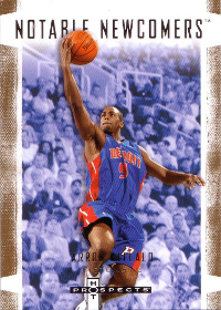2007-08 Fleer Hot Prospects Notable Newcomers #12 Arron Afflalo RC