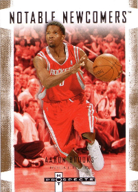 2007-08 Fleer Hot Prospects Notable Newcomers #15 Aaron Brooks RC
