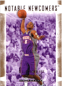 2007-08 Fleer Hot Prospects Notable Newcomers #20 DJ Strawberry RC