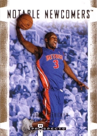 2007-08 Fleer Hot Prospects Notable Newcomers #08 Rodney Stuckey RC