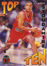 1995 Signature Rookies Prime Top 10 #TT7 Damon Stoudamire
