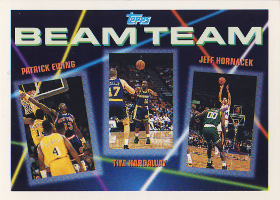 1992-93 Topps Beam Team #2 Patrick Ewing / Tim Hardaway / Jeff Hornacek