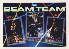 1992-93 Topps Beam Team #7 Chris Mullin / Shaquille O'Neal / Glen Rice