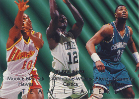 1994-95 Fleer Team Leaders #1 Mookie Blaylock / Dominique Wilkins / Alonzo Mourning