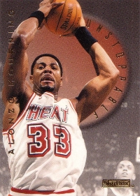 1995-96 E-XL Unstoppable #11 Alonzo Mourning