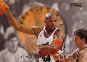 1995-96 E-XL Unstoppable #13 Charles Barkley 