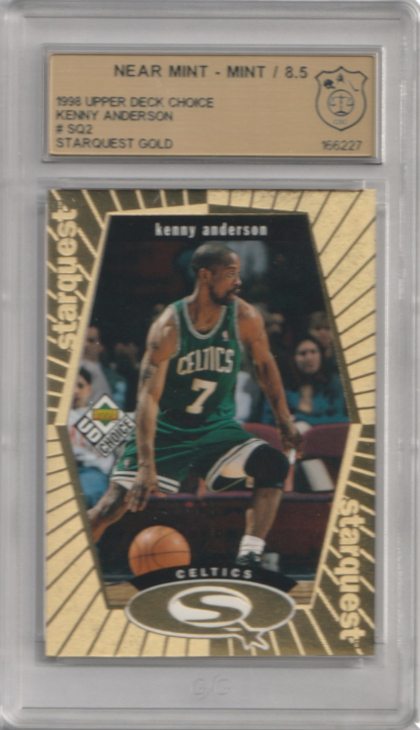 1998-99 UD Choice StarQuest Gold #SQ2 Kenny Anderson 035/100