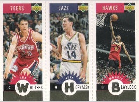 1996-97 Collector's Choice Mini-Cards Gold #M002 Walters / Hornacek / Blaylock