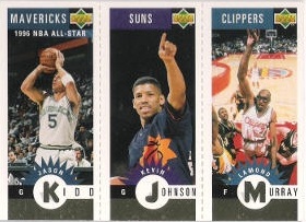 1996-97 Collector's Choice Mini-Cards Gold #M037 Kidd / Johnson / Murray