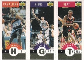 1996-97 Collector's Choice Mini-Cards Gold #M043 Hill / Grant / Thomas
