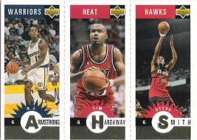 1996-97 Collector's Choice Mini-Cards Gold #M093 Smith / Hardaway / Armstrong