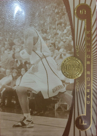 2005-06 Topps First Row Sepia #004 Carlos Boozer /25 (NUM missing!)