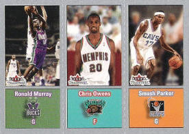 2002-03 Fleer Tradition Crystal #290 Ronald Murray RC / Chris Owens RC / Smush Parker RC 094/199