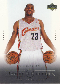 2003 Upper Deck LeBron James Box Set #12 Willing and Able