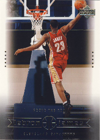 2003 Upper Deck LeBron James Box Set #22 Above the Rim