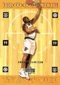 1998-99 Upper Deck #315 Antawn Jamison RC