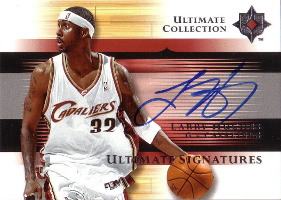 2005-06 Ultimate Collection Signatures #USLH Larry Hughes