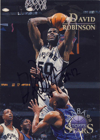 1996 Score Board Topps NBA Stars David Robinson