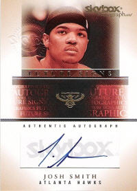 2004-05 SkyBox Autographics Future Signs Autographs Embossed 20 #JS Josh Smith 07/20