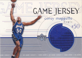 1999-00 Upper Deck Game Jerseys #GJ27 Corey Maggette