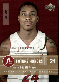 2003-04 Upper Deck Honor Roll Gold #98 RC Jerome Beasley 12/25