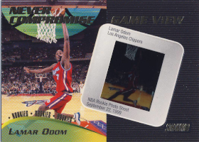 1999-00 Stadium Club Never Compromise Game-View #NCG4 Lamar Odom 072/100
