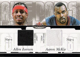 2003-04 Fleer Mystique Awe Pairs Dual Jerseys 250 #AIAM with Iverson 235/250