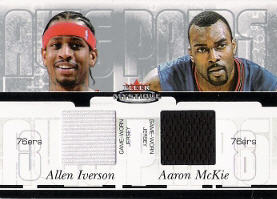 2003-04 Fleer Mystique Awe Pairs Dual Jerseys 350 #AIAM with Iverson 290/350