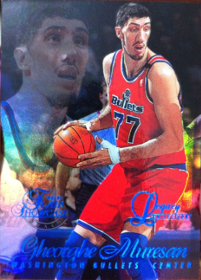 1996-97 Flair Showcase Legacy Collection Row 1 #43 Gheorghe Muresan /150 (NUM missing!)