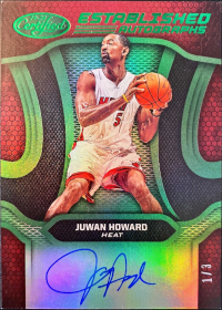 2019-20 Certified Established Autographs Mirror Green #7 1/3 /jingly-0409