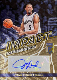 2022-23 Elite Impact Impressions Autographs Gold #24 04/10 /jly-0431