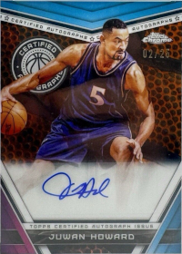 2023-24 Topps Chrome Certified Autographs Orange Basketball Refractors #CAJH