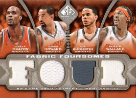 2009-10 SP Game Used Fabric Foursomes #F4HOBA 105/125