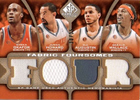 2009-10 SP Game Used Fabric Foursomes #F4HOBA 30/35